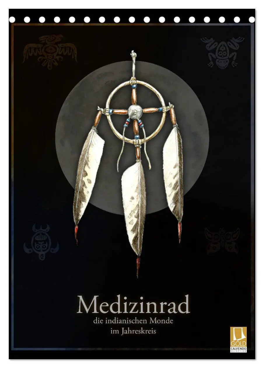 Cover: 9783516422054 | Medizinrad - die indianischen Monde im Jahreskreis (Tischkalender...