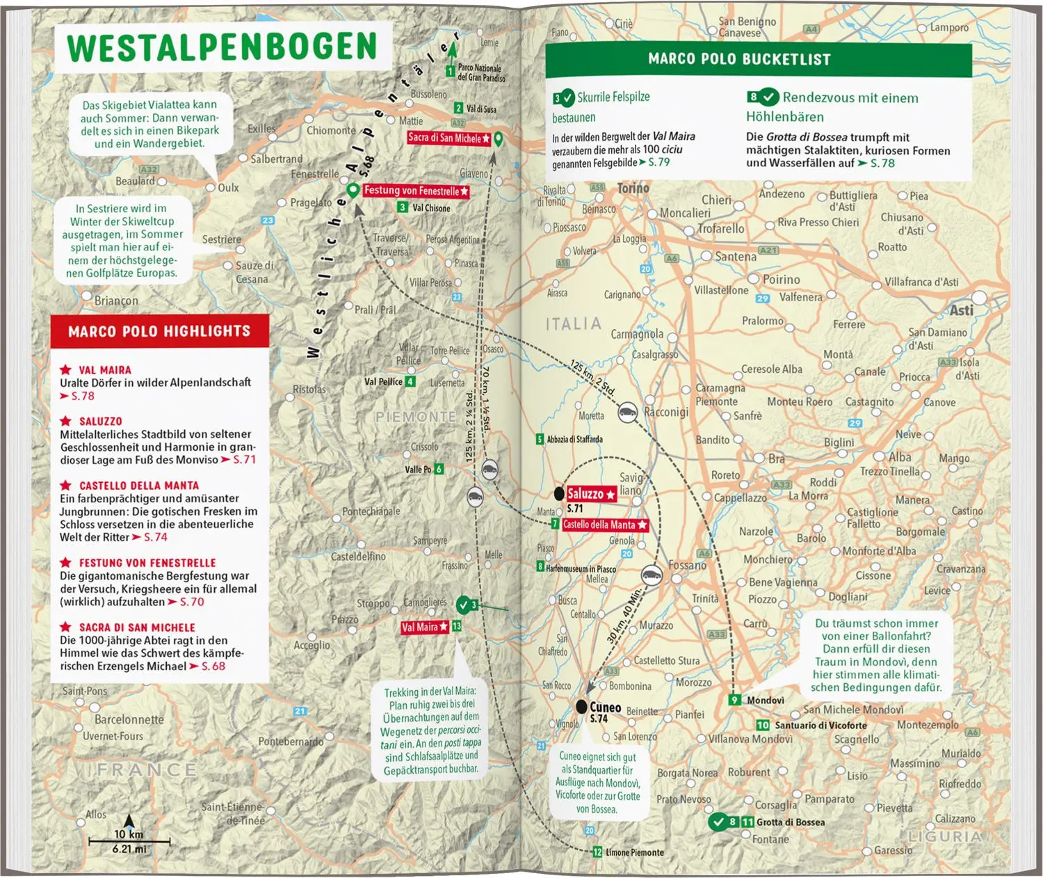 Bild: 9783829742054 | MARCO POLO Reiseführer Piemont, Turin | Stefanie Claus (u. a.) | Buch