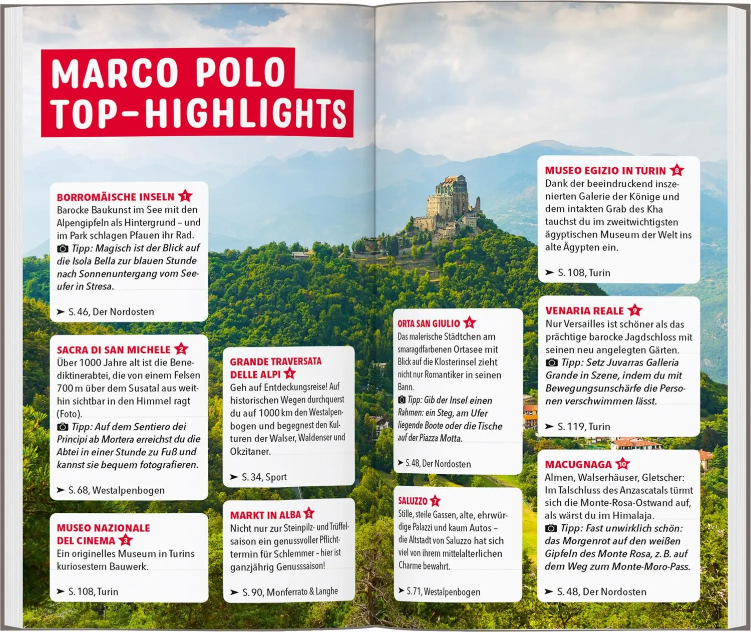 Bild: 9783829742054 | MARCO POLO Reiseführer Piemont, Turin | Stefanie Claus (u. a.) | Buch