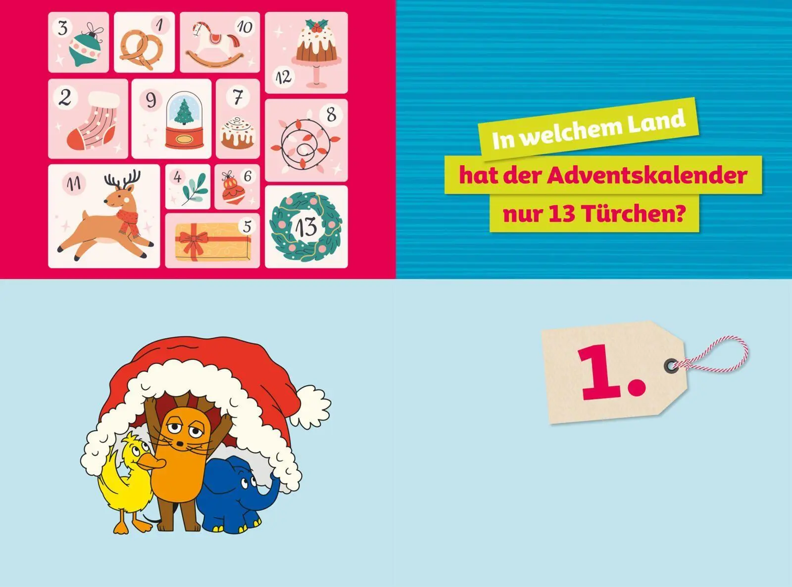 Bild: 9783830322054 | Frag doch mal ... die Maus: Der Adventskalender 2026 | Lappan Verlag