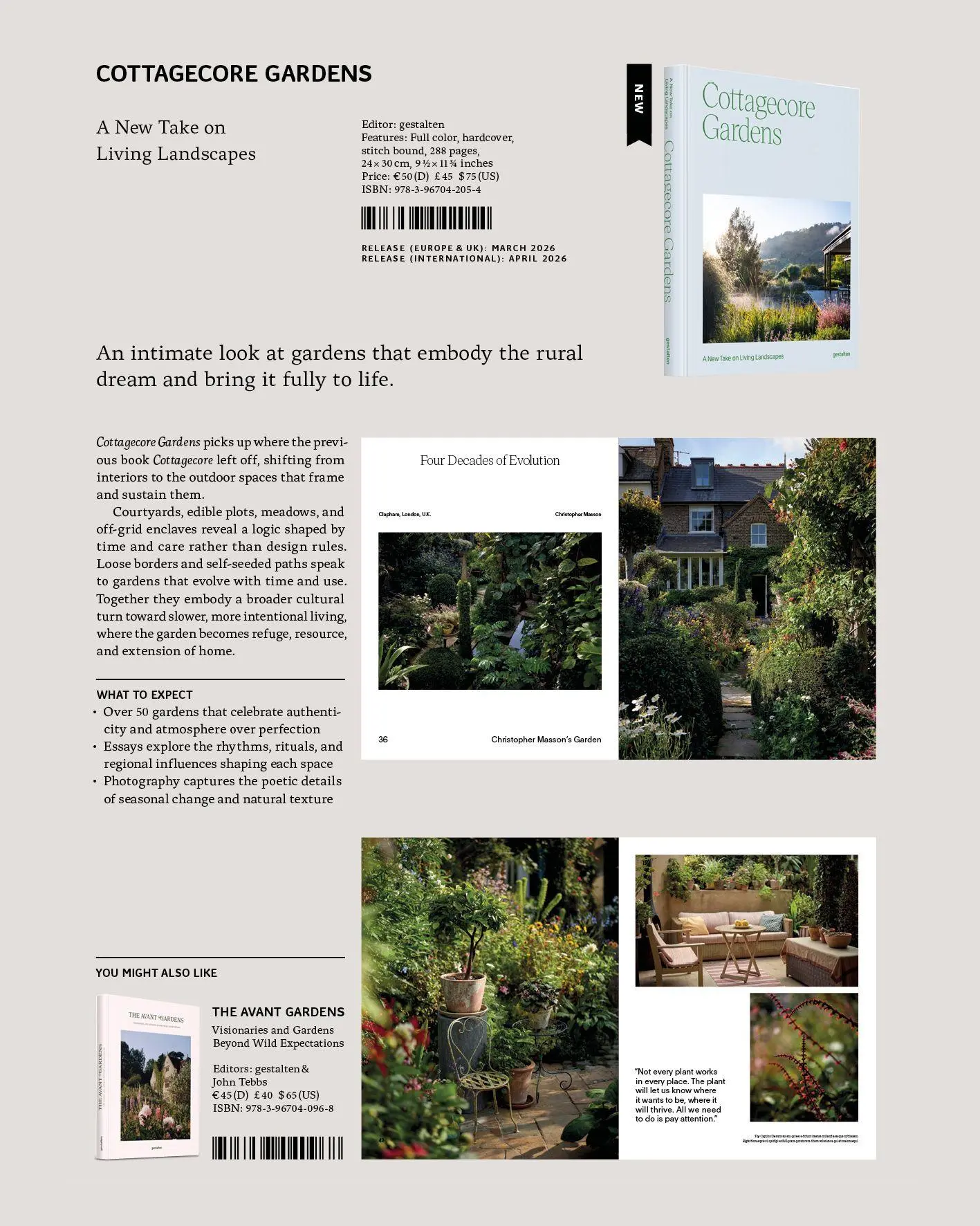 Bild: 9783967042054 | Cottagecore Gardens | A New Take on Living Landscapes | Buch | 256 S.
