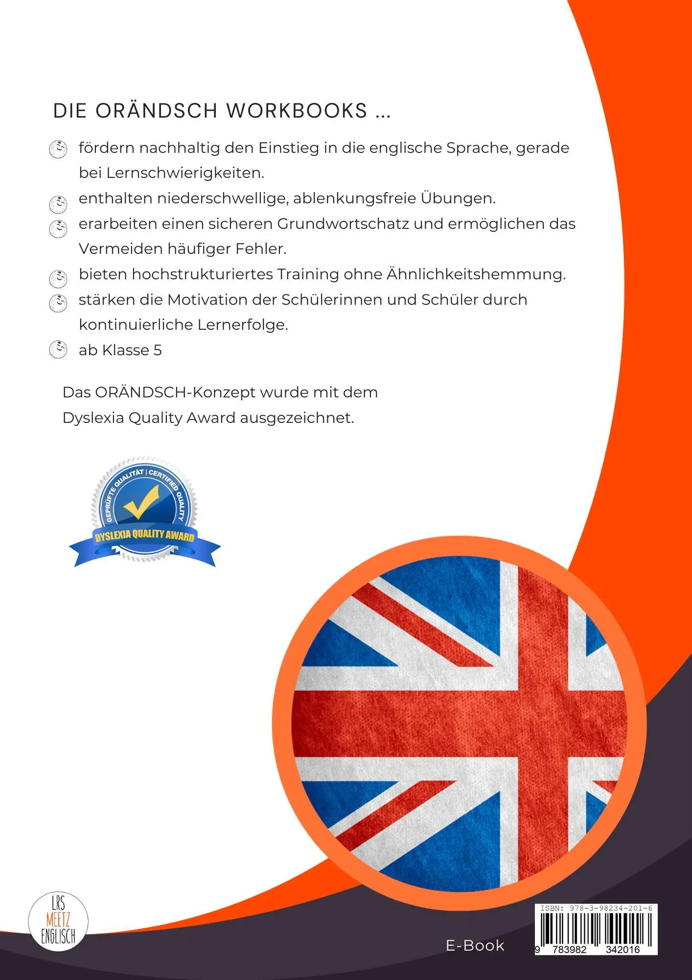 Rückseite: 9783982342054 | Orändsch Workbook Band 1 be have Vollverben he-she-it-das-s-muss-mit