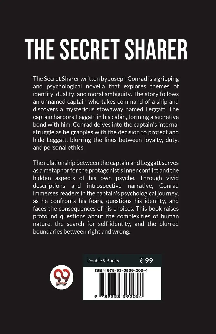 Rückseite: 9789358592054 | The Secret Sharer | Joseph Conrad | Taschenbuch | Englisch | 2023