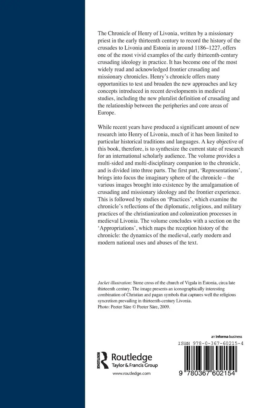 Rückseite: 9780367602154 | Crusading and Chronicle Writing on the Medieval Baltic Frontier | Buch