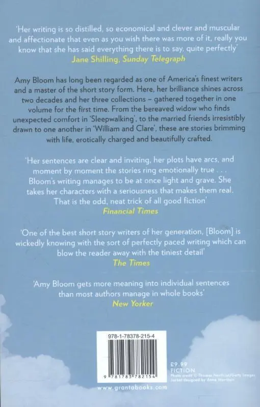 Rückseite: 9781783782154 | Rowing to Eden | Collected Stories | Amy Bloom | Taschenbuch | 480 S.