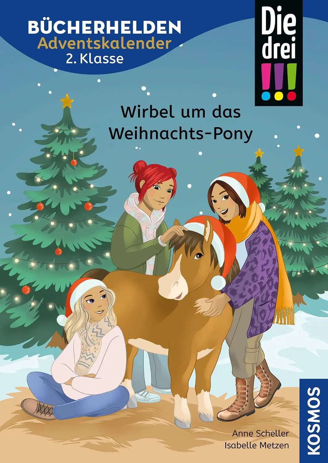 Cover: 9783440182154 | Die drei !!!, Bücherhelden 2. Klasse, Adventskalender, Wirbel um...