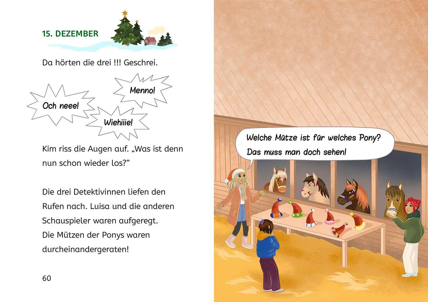 Bild: 9783440182154 | Die drei !!!, Bücherhelden 2. Klasse, Adventskalender, Wirbel um...