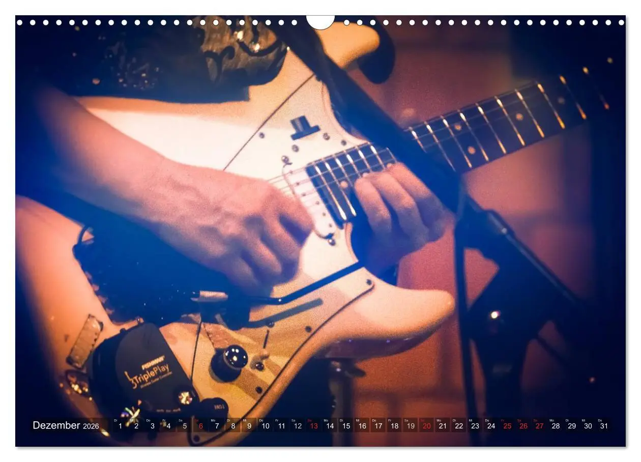 Bild: 9783516032154 | Gitarren - Live (Wandkalender 2026 DIN A3 quer), CALVENDO...