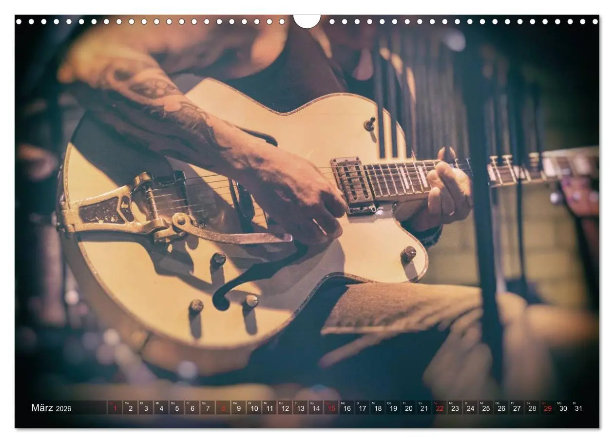 Bild: 9783516032154 | Gitarren - Live (Wandkalender 2026 DIN A3 quer), CALVENDO...