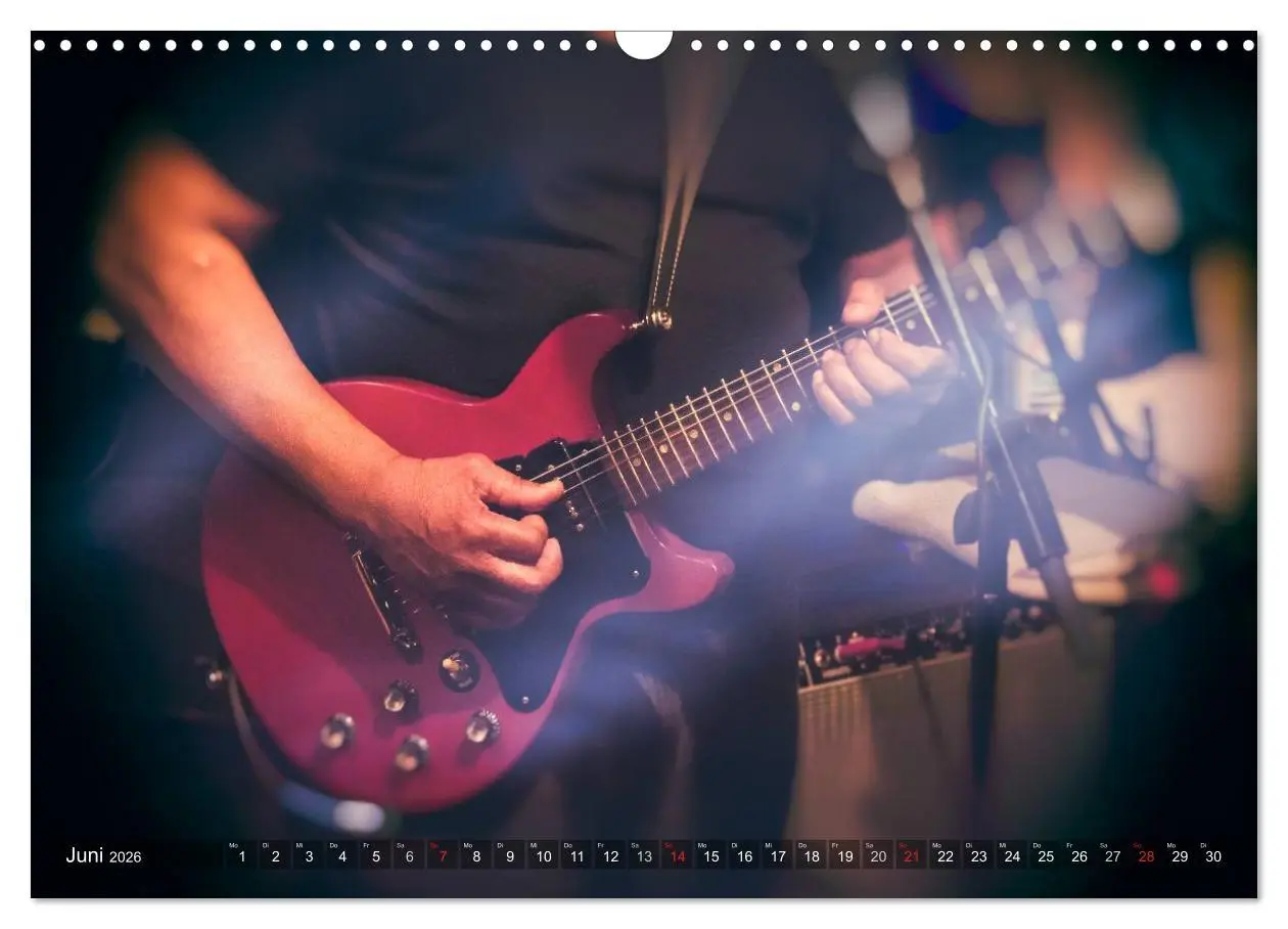 Bild: 9783516032154 | Gitarren - Live (Wandkalender 2026 DIN A3 quer), CALVENDO...
