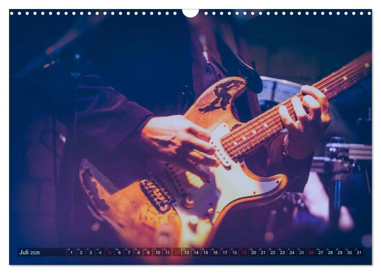 Bild: 9783516032154 | Gitarren - Live (Wandkalender 2026 DIN A3 quer), CALVENDO...