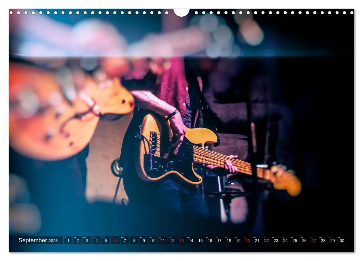 Bild: 9783516032154 | Gitarren - Live (Wandkalender 2026 DIN A3 quer), CALVENDO...