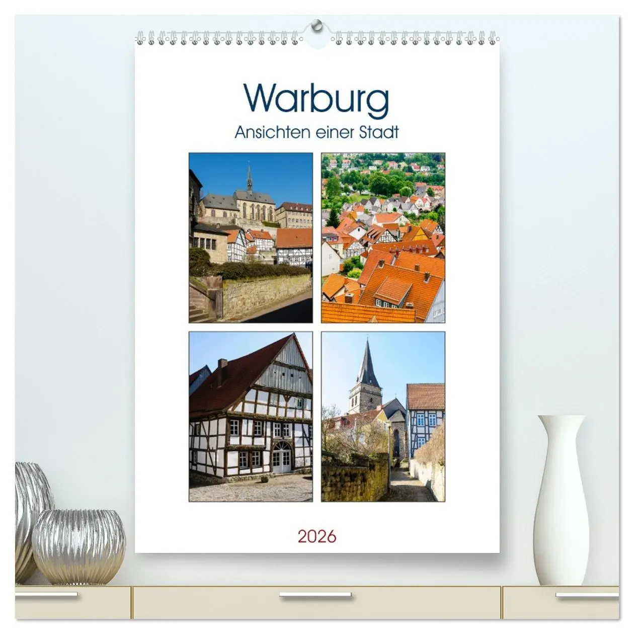 Cover: 9783516412154 | Warburg - Ansichten einer Stadt (hochwertiger Premium Wandkalender...