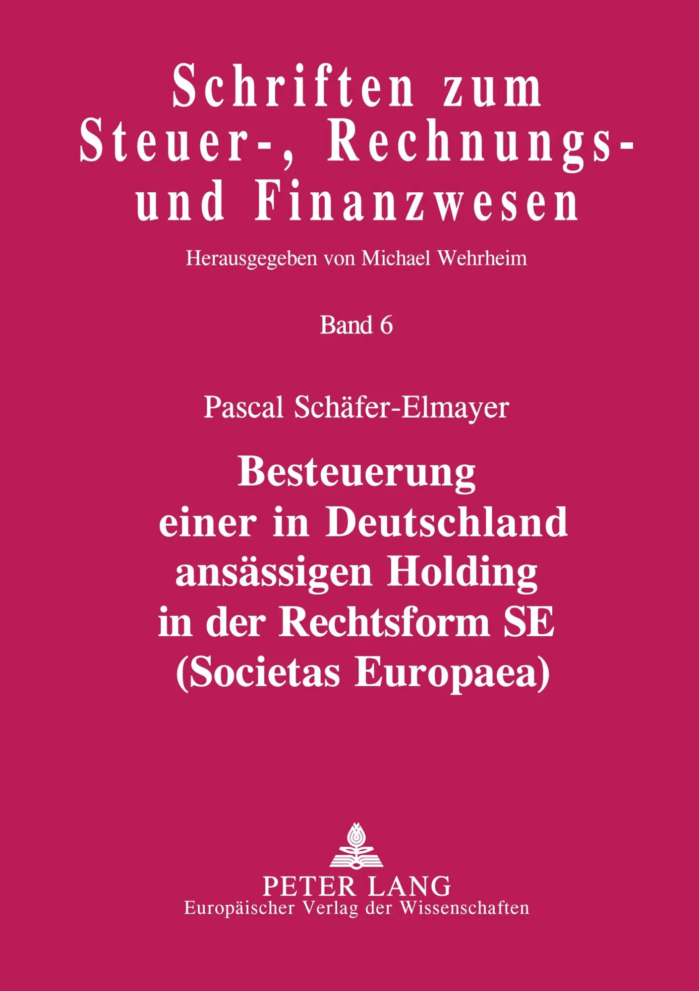 Cover: 9783631562154 | Besteuerung einer in Deutschland ansässigen Holding in der...