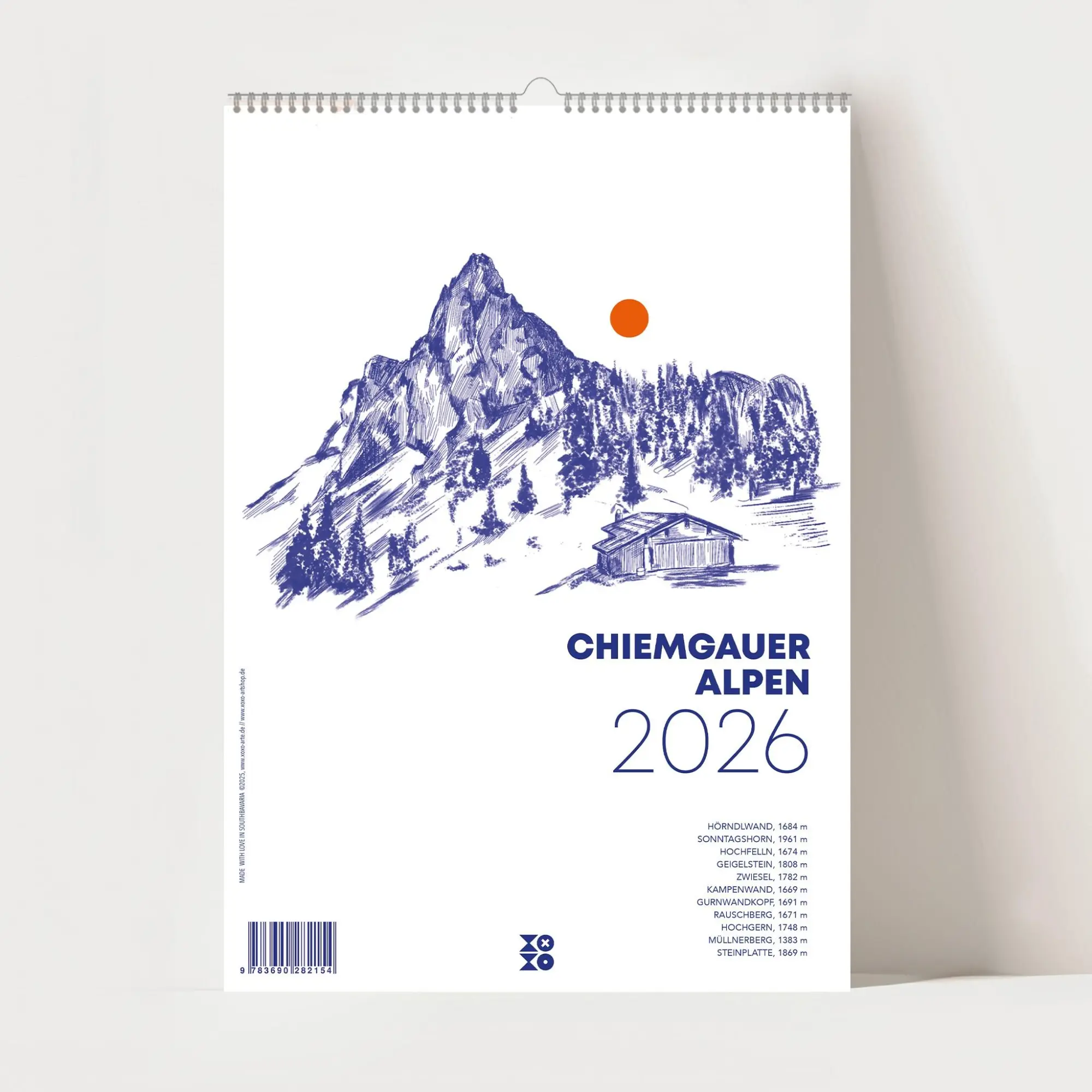 Cover: 9783690282154 | Chiemgauer Alpen, Wandkalender 2026, Monatskalender, A4 | Kalender