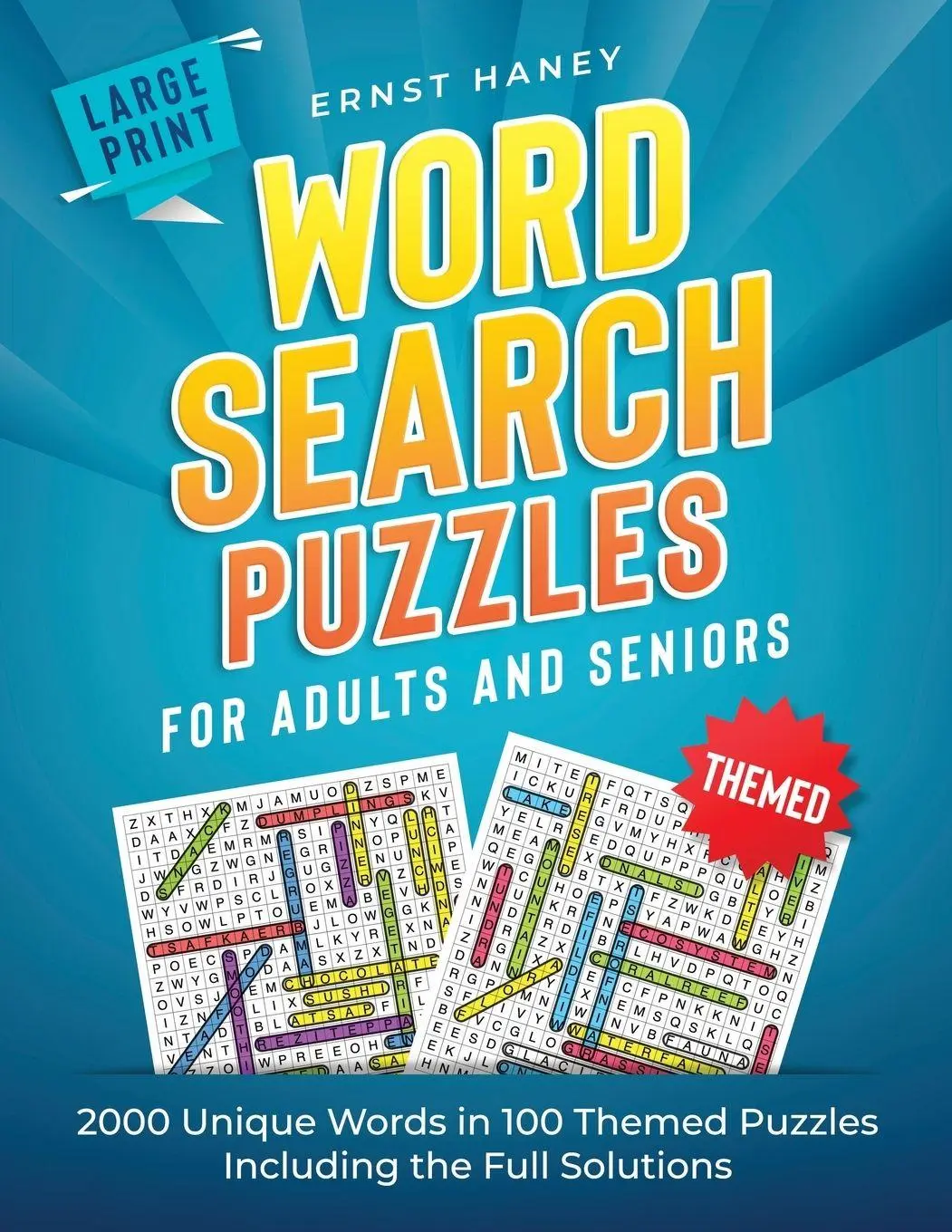 Cover: 9798869202154 | Large Print Themed Word Search Puzzles for Adults and Seniors | Haney
