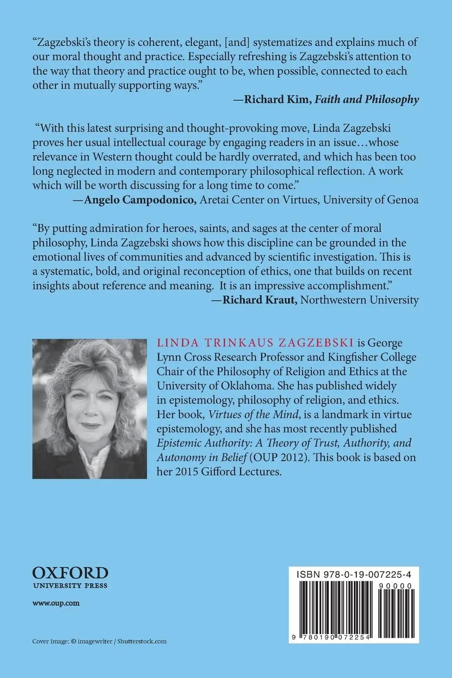 Rückseite: 9780190072254 | Exemplarist Moral Theory | Linda Zagzebski | Taschenbuch | Englisch