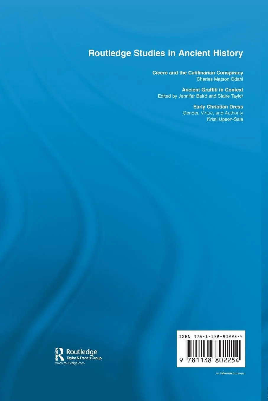Rückseite: 9781138802254 | Early Christian Dress | Gender, Virtue, and Authority | Upson-Saia