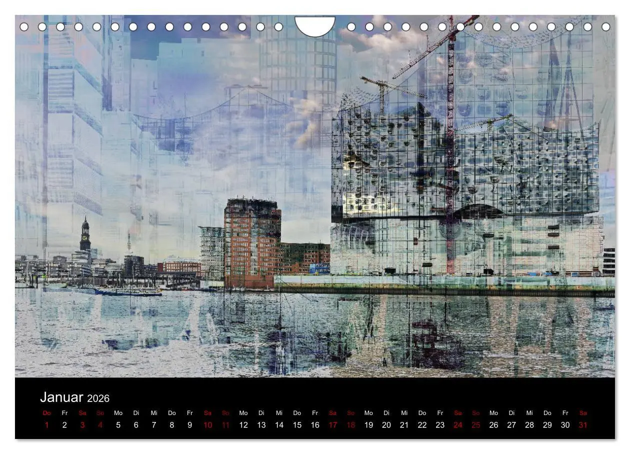 Bild: 9783457862254 | Elbphilharmonie-ARTig (Wandkalender 2026 DIN A4 quer), CALVENDO...