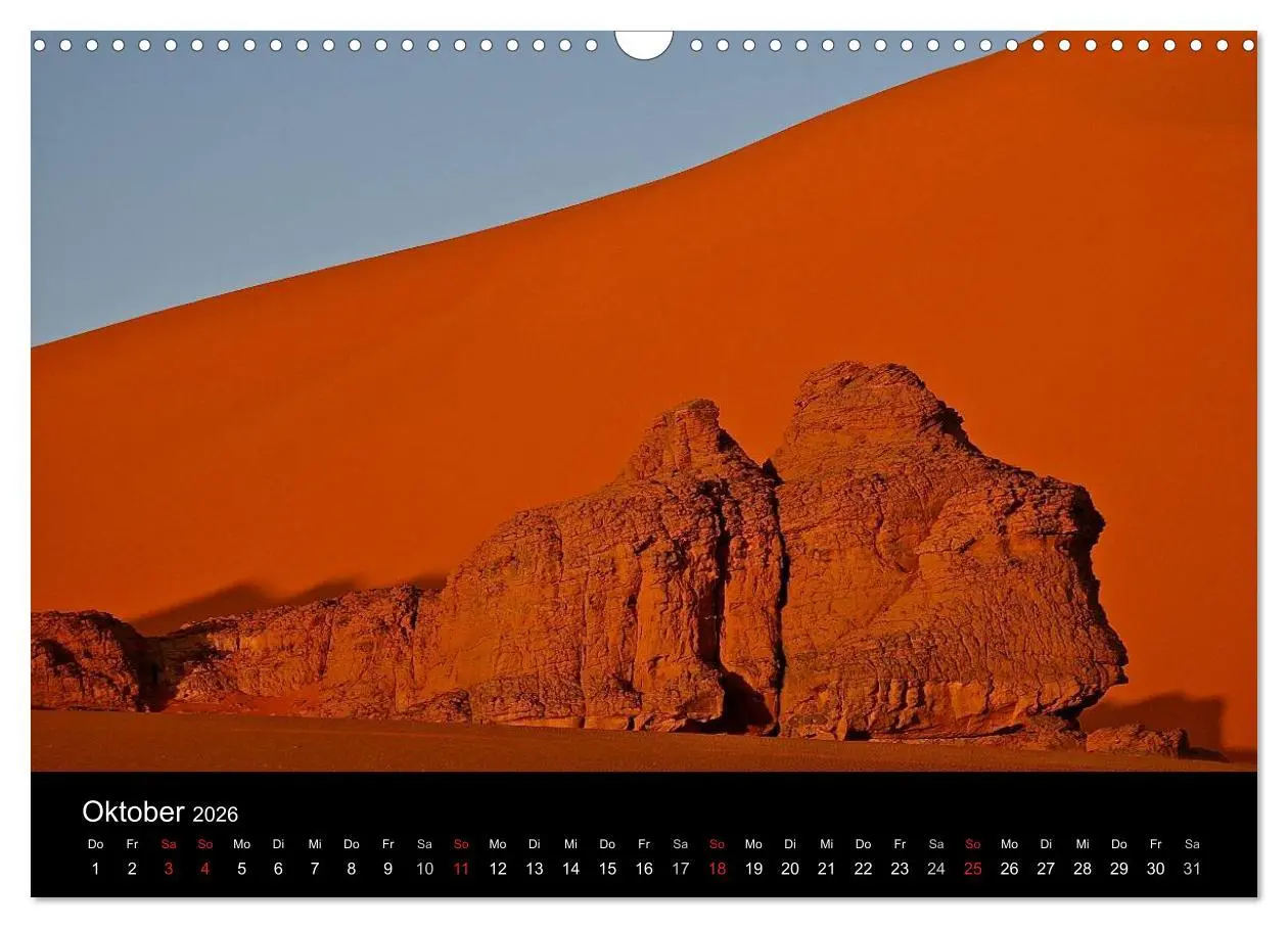 Bild: 9783516192254 | Sahara - Südalgerien (Wandkalender 2026 DIN A3 quer), CALVENDO...