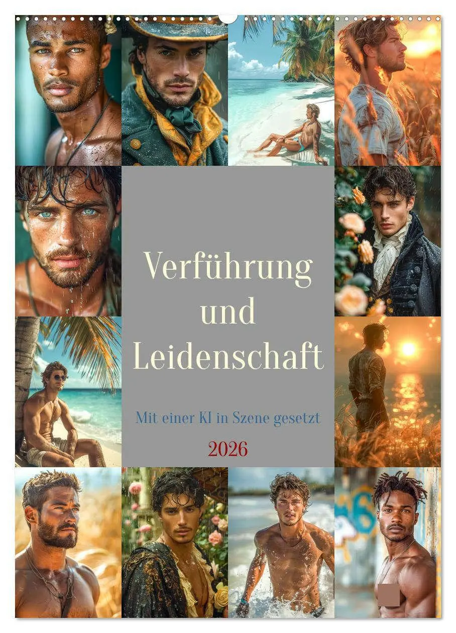 Cover: 9783516262254 | Verführung und Leidenschaft (Wandkalender 2026 DIN A2 hoch),...