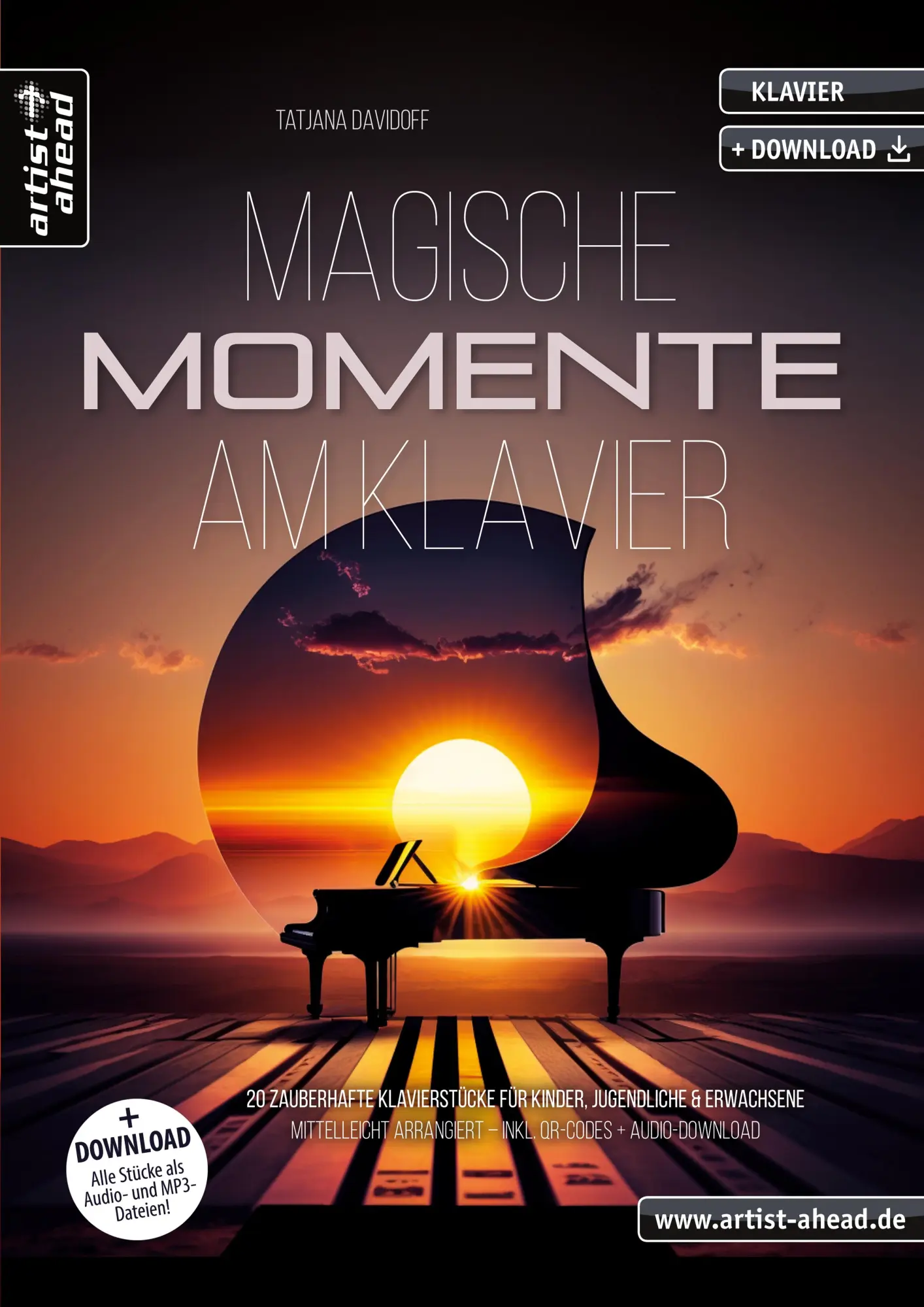 Cover: 9783866422254 | Magische Momente am Klavier | Tatjana Davidoff | Broschüre | 56 S.
