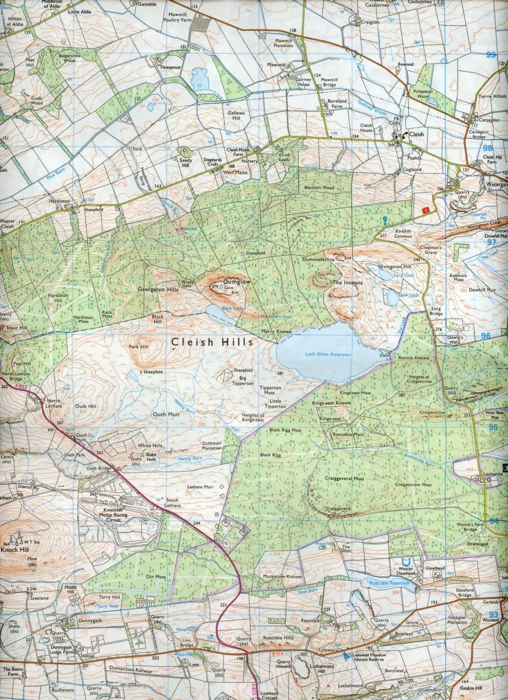 Bild: 9780319472354 | Dunfermline, Kirkcaldy and Glenrothes South | Ordnance Survey | 2015