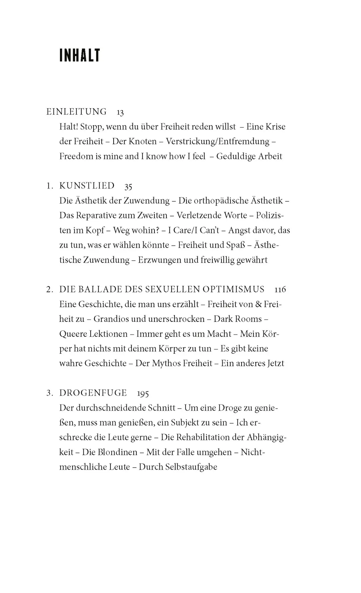Bild: 9783446272354 | Freiheit | Vier Variationen über Zuwendung und Zwang | Maggie Nelson