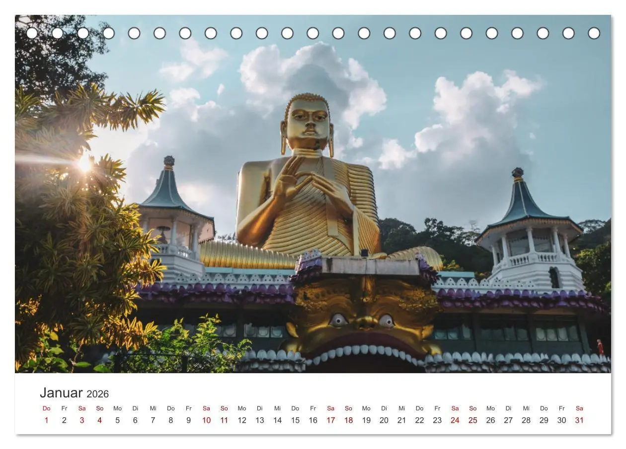 Bild: 9783457612354 | Sri Lanka - Eine einzigartige Trauminsel. (Tischkalender 2026 DIN...