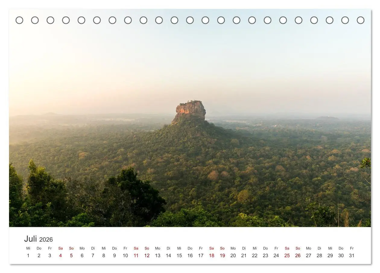 Bild: 9783457612354 | Sri Lanka - Eine einzigartige Trauminsel. (Tischkalender 2026 DIN...