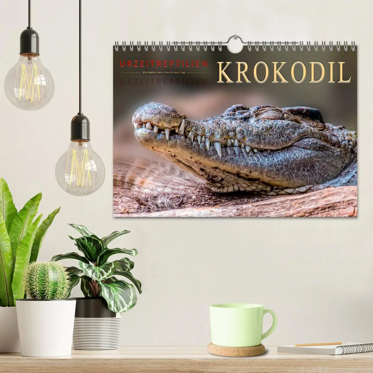 Bild: 9783457852354 | Urzeitreptilien - Krokodil (Wandkalender 2026 DIN A4 quer),...