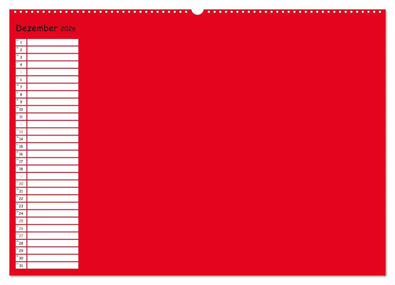 Bild: 9783516012354 | Bunter Bastelkalender (Wandkalender 2026 DIN A2 quer), CALVENDO...