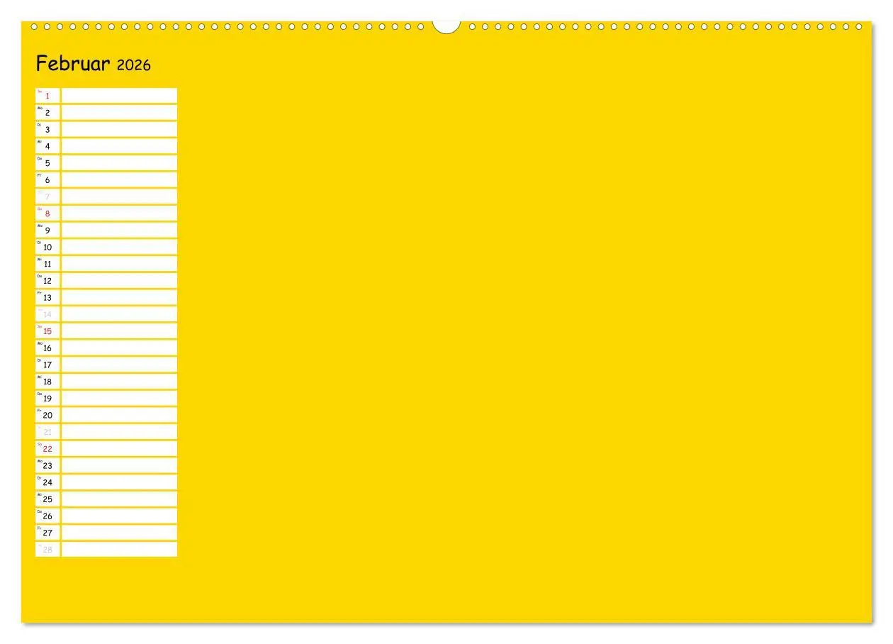 Bild: 9783516012354 | Bunter Bastelkalender (Wandkalender 2026 DIN A2 quer), CALVENDO...