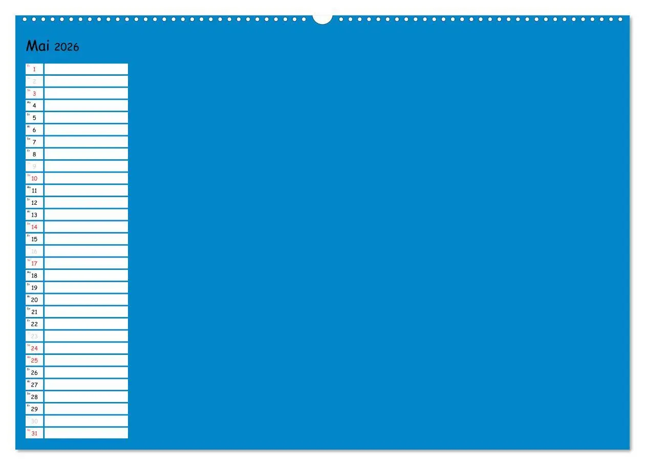 Bild: 9783516012354 | Bunter Bastelkalender (Wandkalender 2026 DIN A2 quer), CALVENDO...