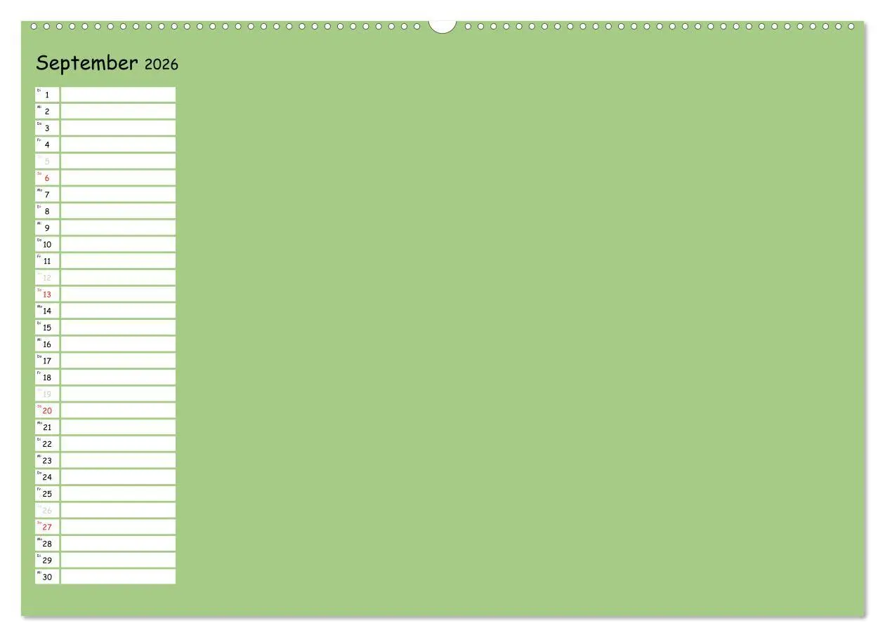 Bild: 9783516012354 | Bunter Bastelkalender (Wandkalender 2026 DIN A2 quer), CALVENDO...