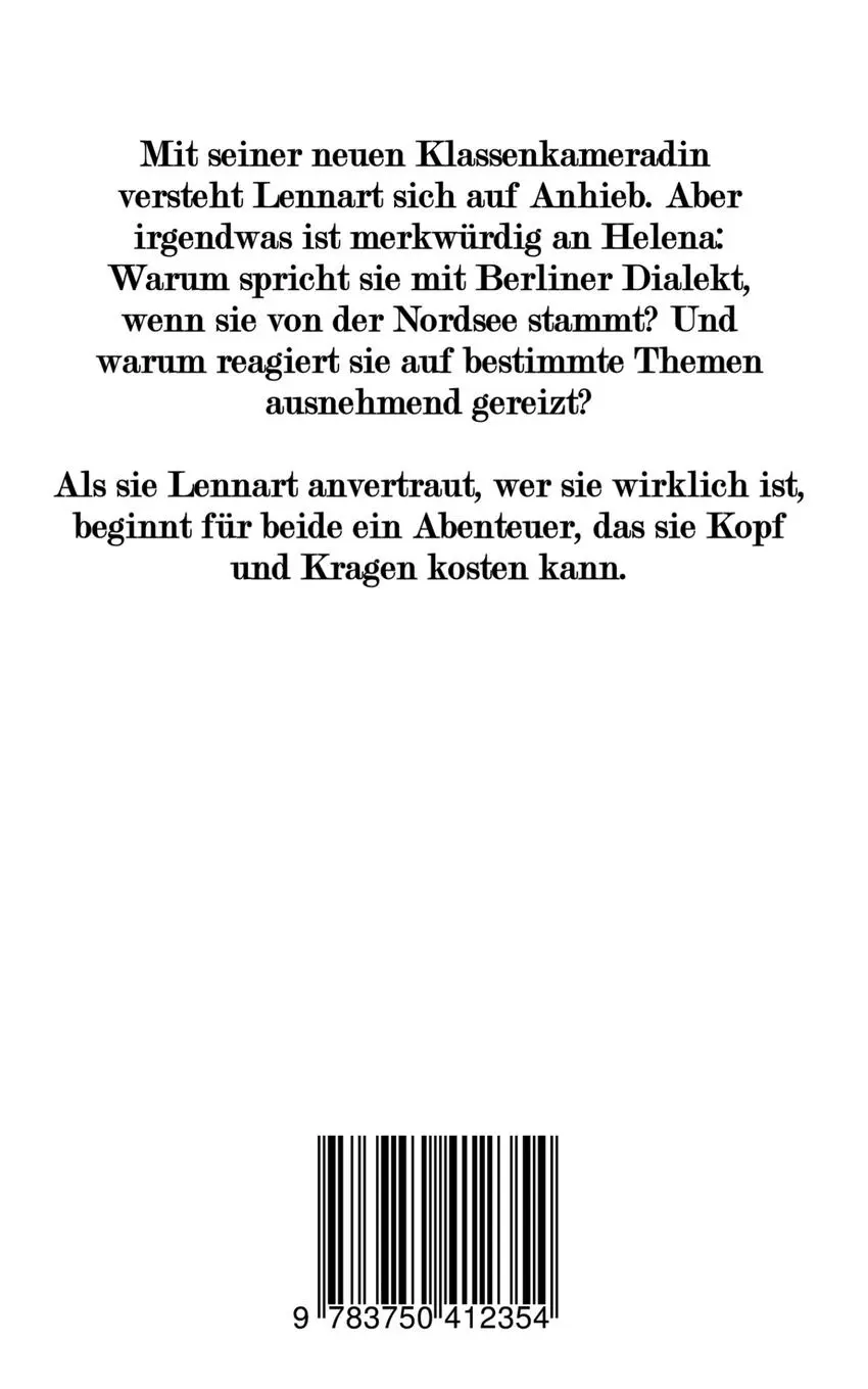 Rückseite: 9783750412354 | Die falsche Helena | René Bote | Taschenbuch | 180 S. | Deutsch | 2019