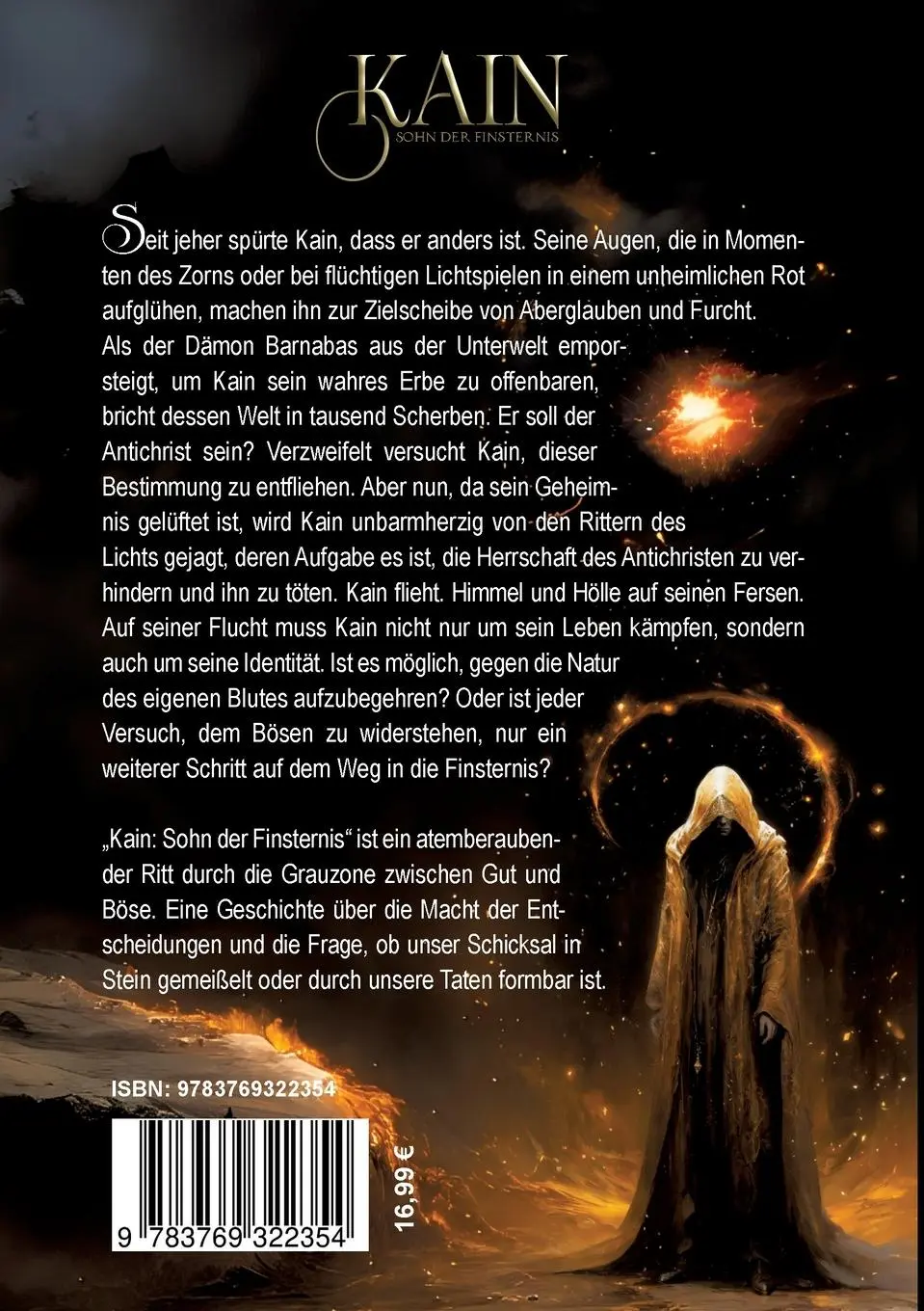 Rückseite: 9783769322354 | Kain | Sohn der Finsternis | Isabell Valentin | Taschenbuch | 344 S.