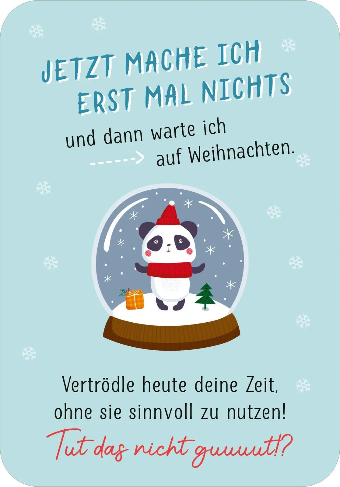 Bild: 9783845862354 | EntsPANDA durch den Advent | Die 24-Tage-Entspannungs-Challenge | Buch