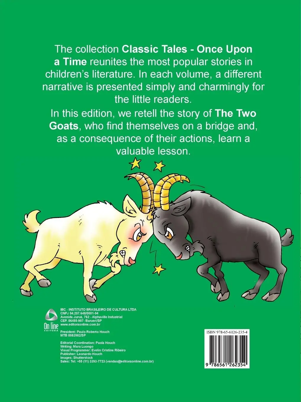 Rückseite: 9786561262354 | Classic Tales Once Upon a Time The Two Goats | On Line Editora | Buch