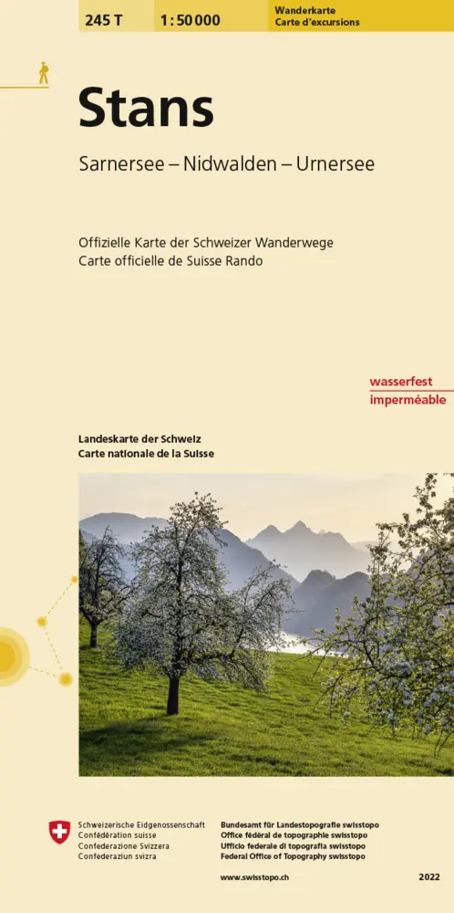 Cover: 9783302302454 | 245T Stans Wanderkarte | Sarnersee - Nidwalden - Urnersee | swisstopo