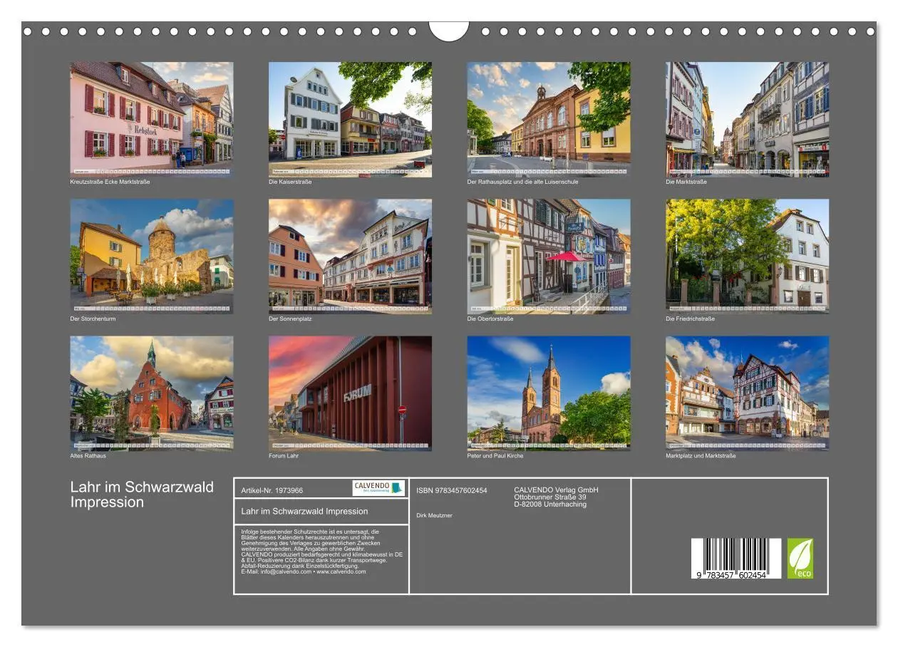 Bild: 9783457602454 | Lahr im Schwarzwald Impression (Wandkalender 2026 DIN A3 quer),...
