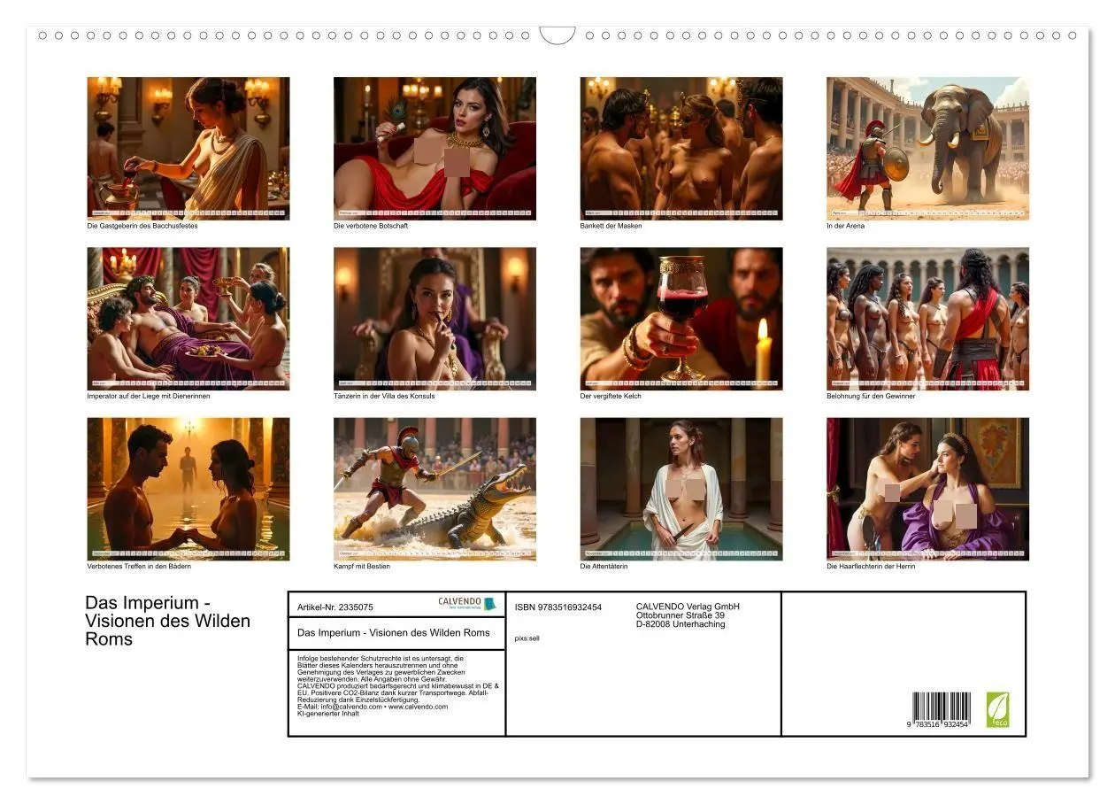 Bild: 9783516932454 | Das Imperium - Visionen des Wilden Roms (Wandkalender 2027 DIN A2...