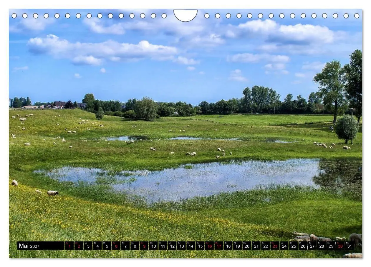 Bild: 9783569882454 | Malerischer Niederrhein (Wandkalender 2027 DIN A4 quer), CALVENDO...