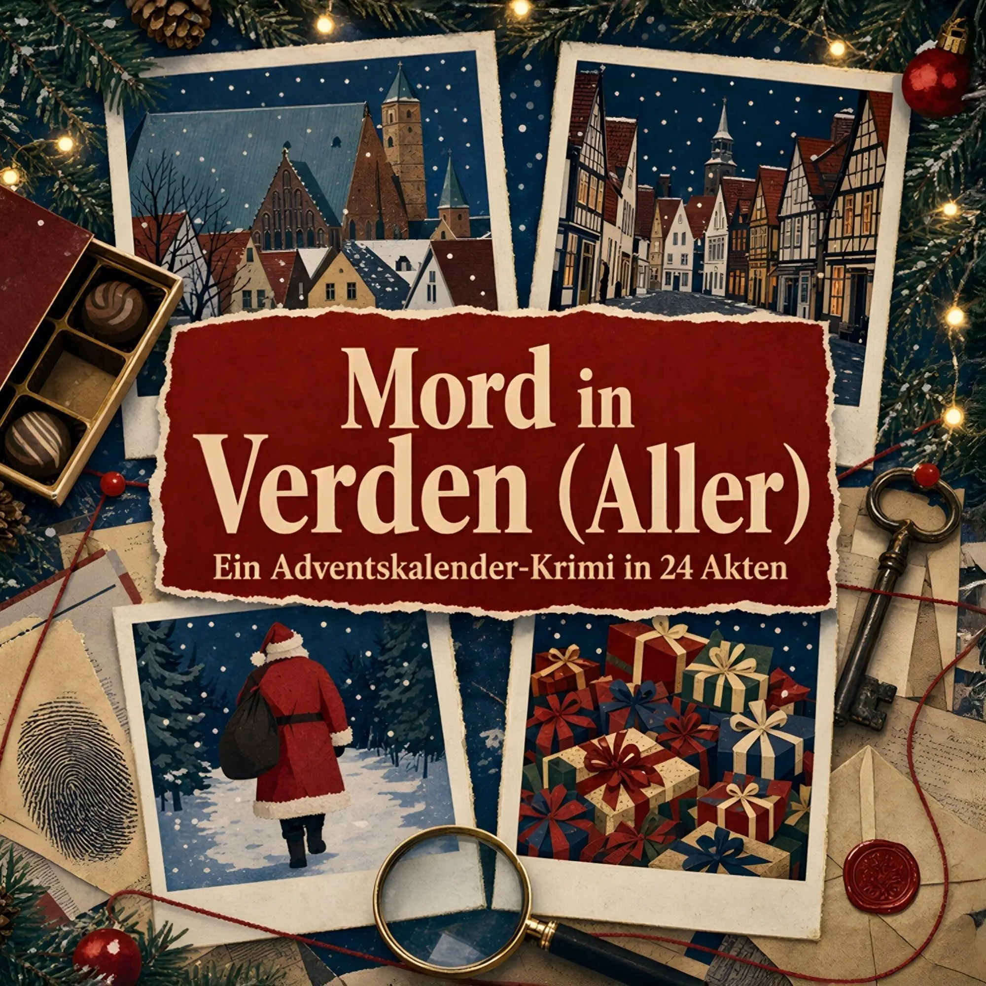 Cover: 9783696122454 | Mord in Verden (Aller) | Ein Adventskalender-Krimi in 24 Akten | Maier