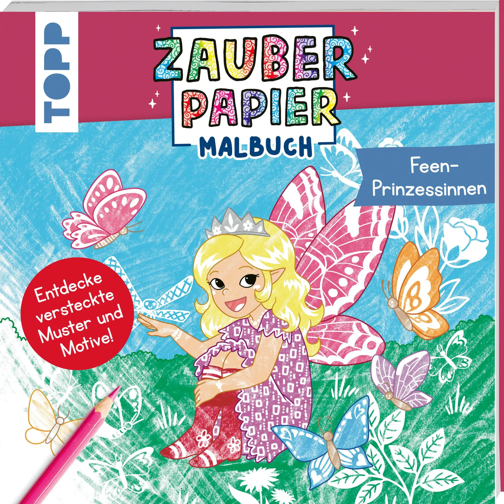 Cover: 9783735892454 | Zauberpapier Malbuch Feen-Prinzessinnen | Mimi Hecher | Taschenbuch