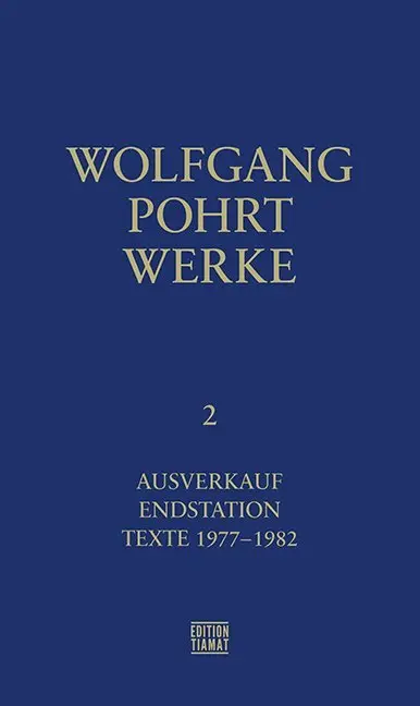 Cover: 9783893202454 | Ausverkauf, Endstation &amp; Texte 1977-1982 | Siegfried Kracauer (u. a.)