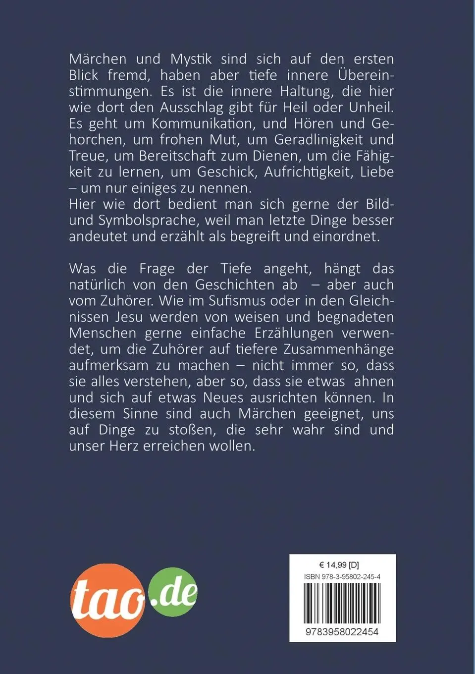 Rückseite: 9783958022454 | Mystische Dimensionen in den Märchen | Jürgen Wagner | Taschenbuch