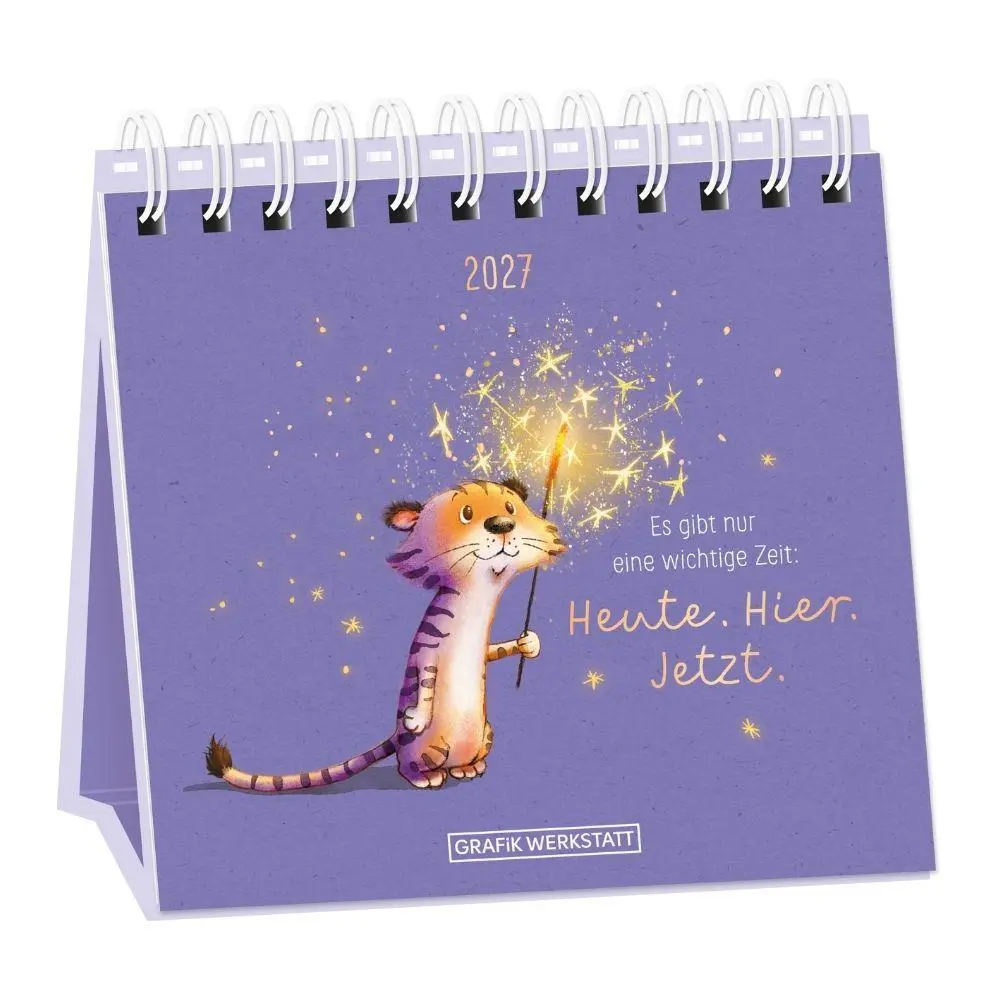 Cover: 9783986362454 | Tischkalender 2027 Heute. Hier. Jetzt. | Tischkalender | Original