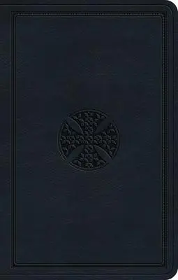 Cover: 9781433582554 | ESV Premium Gift Bible (Trutone, Navy, Mosaic Cross Design) | Bibles