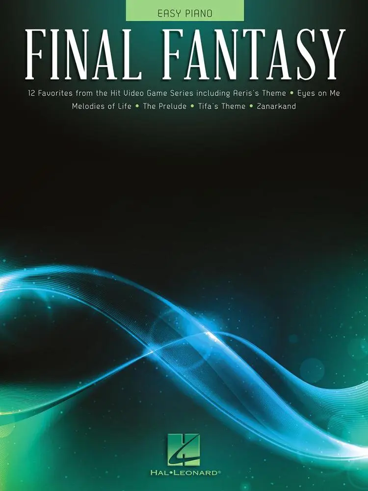 Cover: 9781705142554 | Final Fantasy Easy Piano Songbook 12 Video Game Sheet Music...